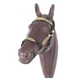 Deer Lodge, MT Prison Hitched Horsehair Headstall