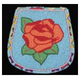 Montana Crow Fully Beaded Belt Buckle c. 1940-1950