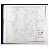 Yellowstone National Park Superintendent Map c1880