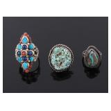 Navajo Sterling & Turquoise Ring Collection
