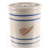 Red Wing Union Stoneware Ceramic Mini Crock