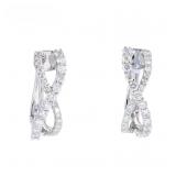 1.28ct Diamond Eternity Hoop 14K Gold Earrings