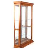 Pulaski Furniture Oak Glass Curio Display Cabinet