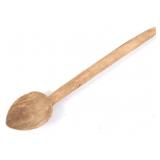 American Indian Carved Wooden Spoon c. 1800