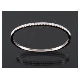 Brand New Luxury Diamond 14K Gold Bangle Bracelet