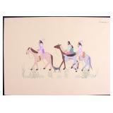 Original Creek Indians Going to Meeting by McCombs