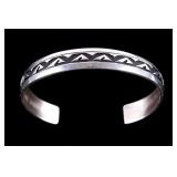 Navajo Tommy Singer Sterling Silver Bracelet