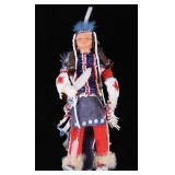 Crow Beaded Hide Doll from Montana