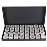 32 Assorted Faceted and Un-Mounted Gemstones