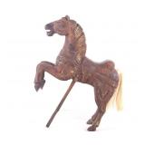 Primitive Hand Carved Carousel Horse