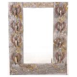 Montana Reclaimed Barn Wood Horseshoe Gun Rack