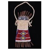 Lakota Sioux Fully Beaded Strik-A-Lite Bag