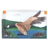 Big Sky Carvers Hand Carved Canada Goose Folk Art