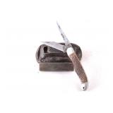 Schrade-Walden 225H Folding Knife & Whetstone