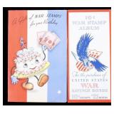 WWII "Stamp Out The Axis" War Stamp Album