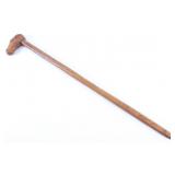 Hand Carved Horse Head Wooden Walking Cane