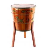 Wisconsin Butter Tub Co. Painted Burro Butter Tub