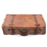 1903 Pagoma Leather Wrapped Corbin Suitcase