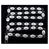 Southwester Silver & Turquoise Nugget Concho Belts