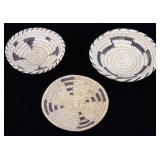 Navajo & Popago Hand Woven Coil Bowls