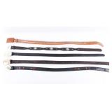 Western Decorated Leather Belt Collection