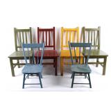 Chinese Import Hand Painted Decorative Chairs