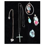 Navajo Turquoise Pendants & Necklaces