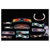 Native American Beaded Hair Clips & Accessories