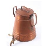 Somerville Copper Water Vessel Dispenser with Lid
