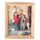 "Mighty Proud Boy Scout" by Norman Rockwell