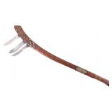 Sioux Three-Knife Blade Gunstock War Club 19th C.