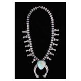 Navajo Chris Hale Royston Turquoise Squash Blossom