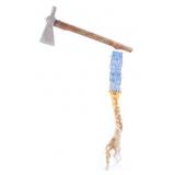 Blackfoot Cast Pewter Pipe Tomahawk w/ Drop 19th C