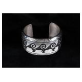Navajo Gorgeous TR Singer Sterling Silver Bracelet