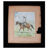 Remington, Frederic A Russian Cossack Chromo Litho
