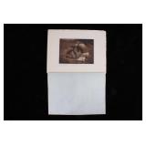 1906 E. Curtis The Fire Drill Apache Photogravure