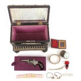 Pre 19th c. Feminine Boudoir Box & Personals