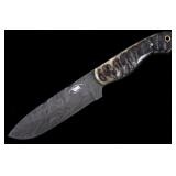 Rams Horn Damascus M.T. Knives of Bozeman