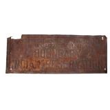 Rare Flathead Indian Reservation Boundry Sign