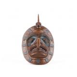 Northwest Coast Indian Kwakiutl Thorn Hawk Mask