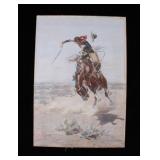 Russell, Charles A Bad Hoss 1905 Chromo Litho