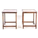 Pair of Art Deco Wood End Tables