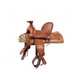 High Back Wade A-Fork Salesman Sample Saddle