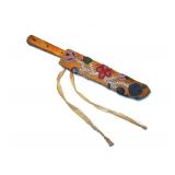 Chippewa Beaded Hide Sheath & Knife 1890-1900