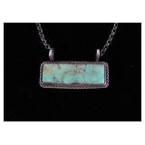 Navajo Tricia Smith Kingman Turquoise Necklace