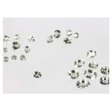 55.5ct of Loose & Faceted Prasiolite Gemstones