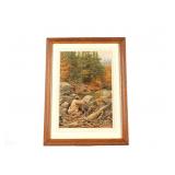 A.B. Frost (1851-1928) Deer Hunting Chromo Litho