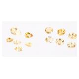 Faceted Yellow/Gold Citrine Gemstones 25.5TCW