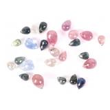Collection of Sapphire Briolettes 21.74CTW