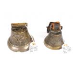 Set of US Army Camel Corp Brass Bells c. 1855-1866